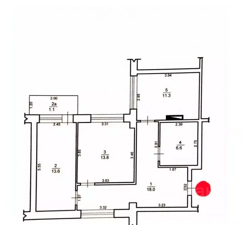 2-к кв. Крым, Сакский район, с. Уютное ул. Терешковой, 23 (64.4 м) - Фото 2