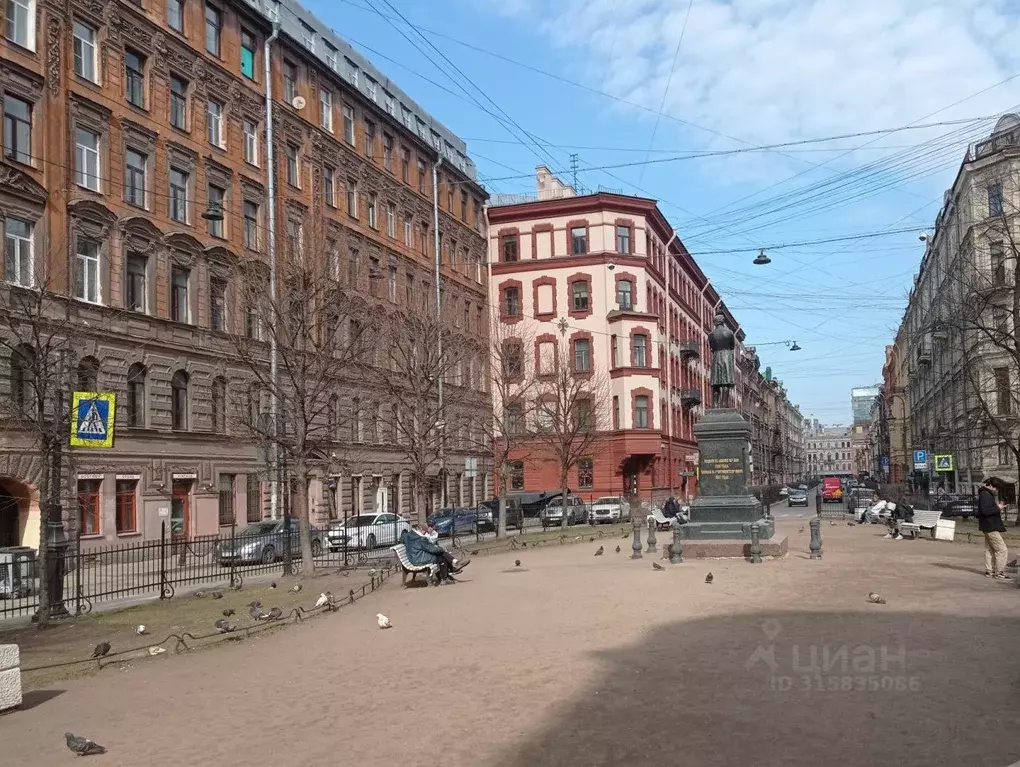 Комната Санкт-Петербург Пушкинская ул., 11 (34.2 м) - Фото 1