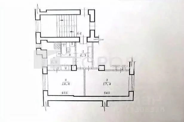 2-к кв. Новосибирская область, Новосибирск Фабричная ул., 6 (49.3 м) - Фото 1