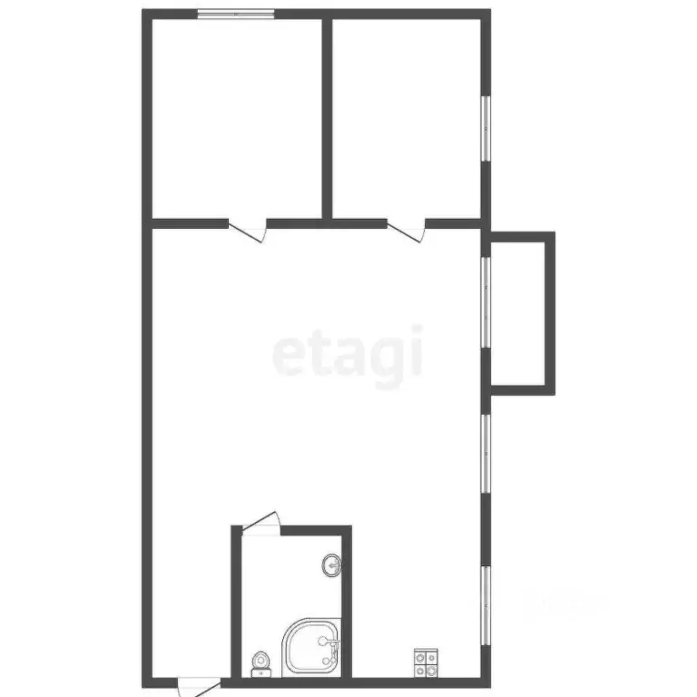 3-к кв. Иркутская область, Ангарск 92/93 кв-л, 2 (54.7 м) - Фото 1