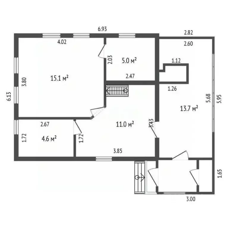 Дом в Кемеровская область, Кемерово ул. Петра Павленко (66 м) - Фото 1