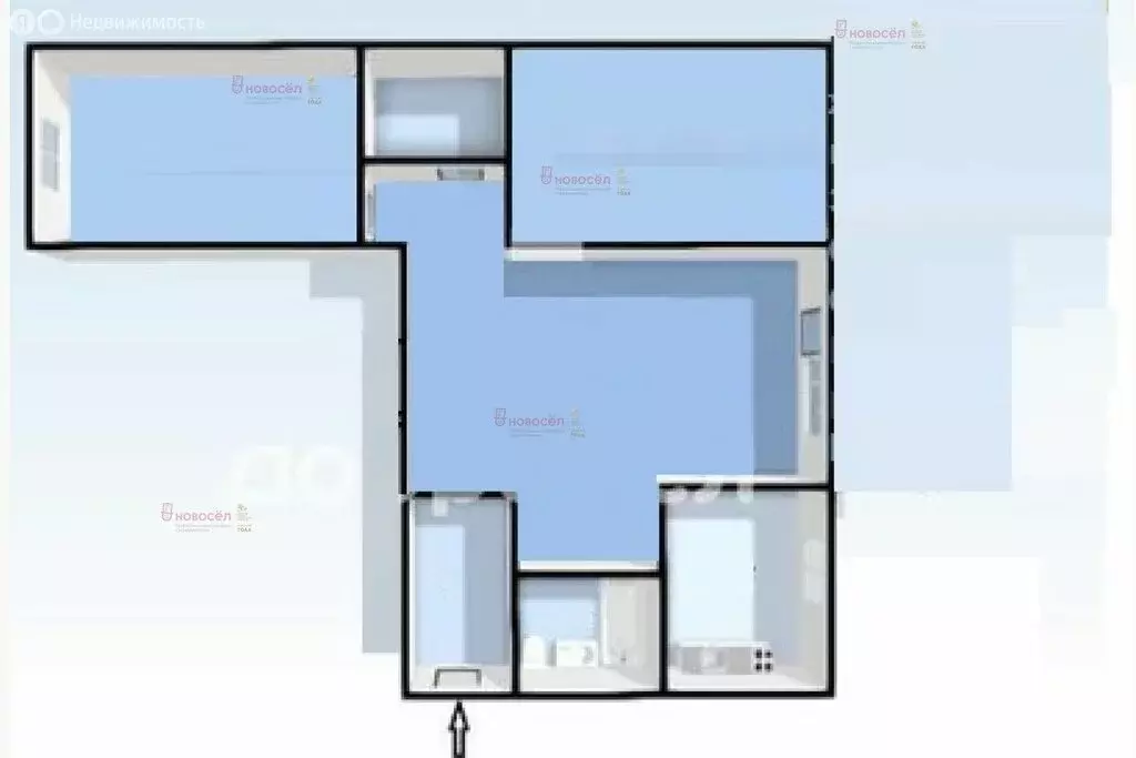 3-комнатная квартира: Екатеринбург, улица Миномётчиков, 38 (58.1 м) - Фото 1