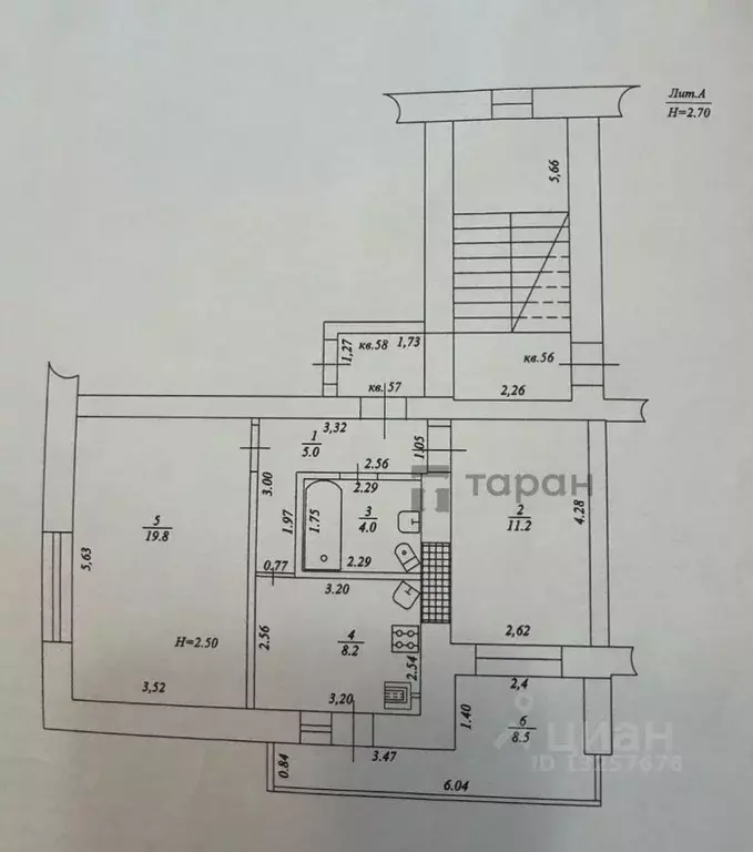 2-к кв. Краснодарский край, Темрюк ул. Карла Либкнехта, 4 (48.2 м) - Фото 1