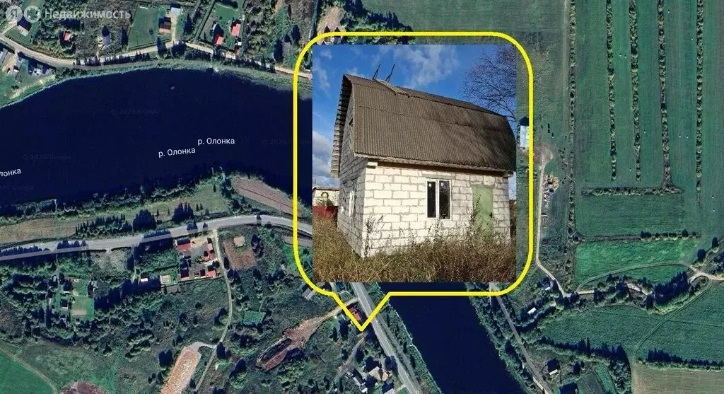 Дом в Республика Карелия, Олонецкое городское поселение, деревня ... - Фото 1