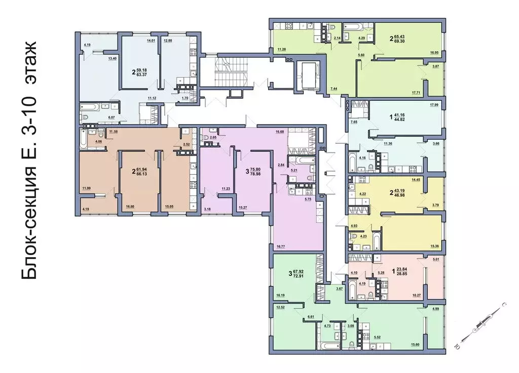 Квартира-студия: Энгельс, Полиграфическая улица, 77А (28.85 м) - Фото 2