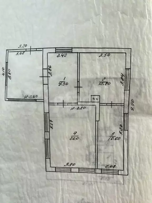 Дом 52,7 м на участке 10,7 сот. - Фото 0
