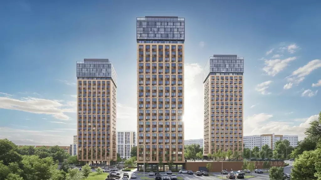 3-к кв. Нижегородская область, Нижний Новгород KM Печерский жилой ... - Фото 2