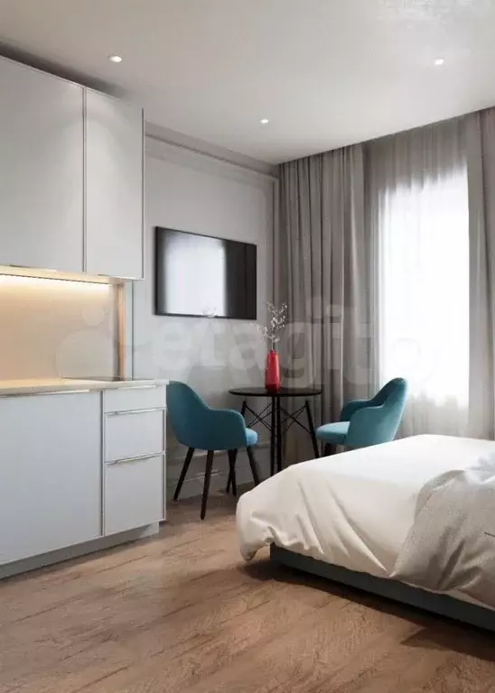 Апартаменты-студия, 13,7 м, 3/3 эт. - Фото 0