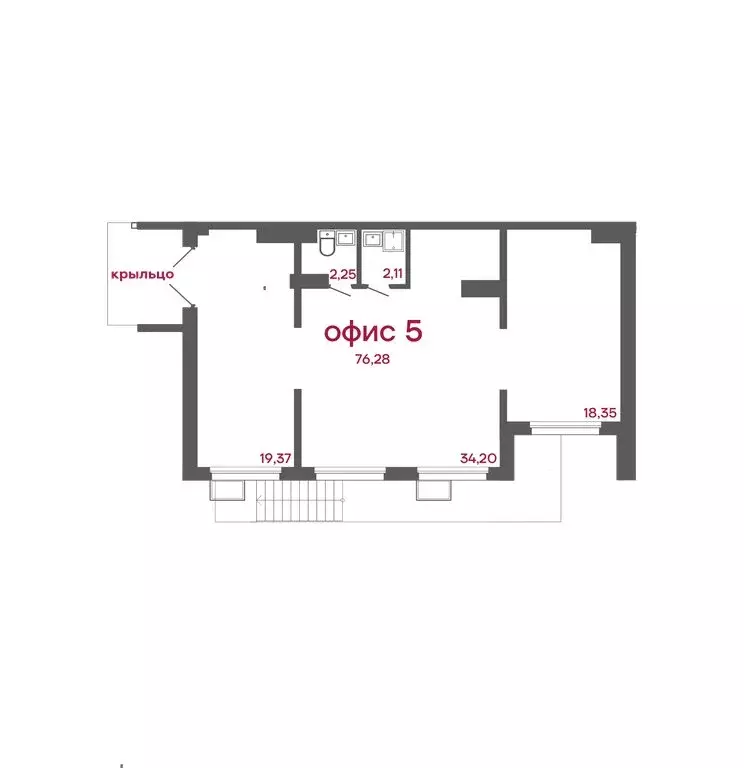 Помещение свободного назначения (76.28 м) - Фото 2