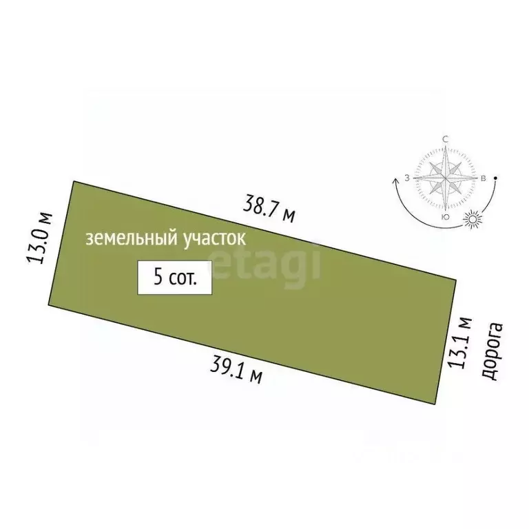 Участок в Севастополь ул. Парковая, 8к17 (5.0 сот.) - Фото 2