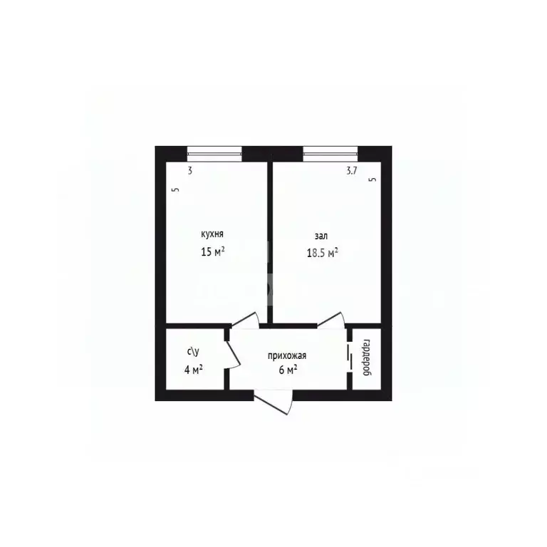 1-к кв. Дагестан, Дербент пер. Карла Маркса, 98к1 (41.0 м) - Фото 2