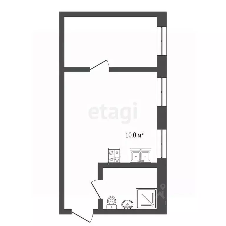 2-к кв. Орловская область, Орел ул. Ленина, 28 (44.0 м) - Фото 2