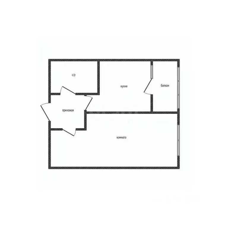 1-к кв. Краснодарский край, Краснодар ул. Летчика Позднякова, 2к25 ... - Фото 2