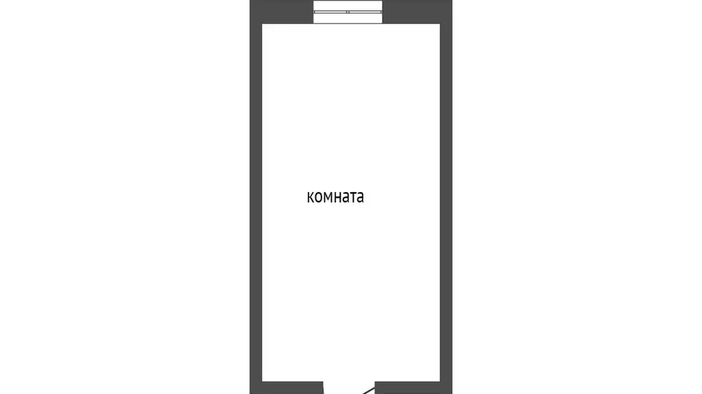 1к в -комнатной квартире ( м) - Фото 1