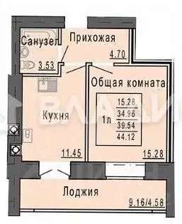1-к кв. Марий Эл, Йошкар-Ола Сернурский тракт, 9 (33.4 м) - Фото 2