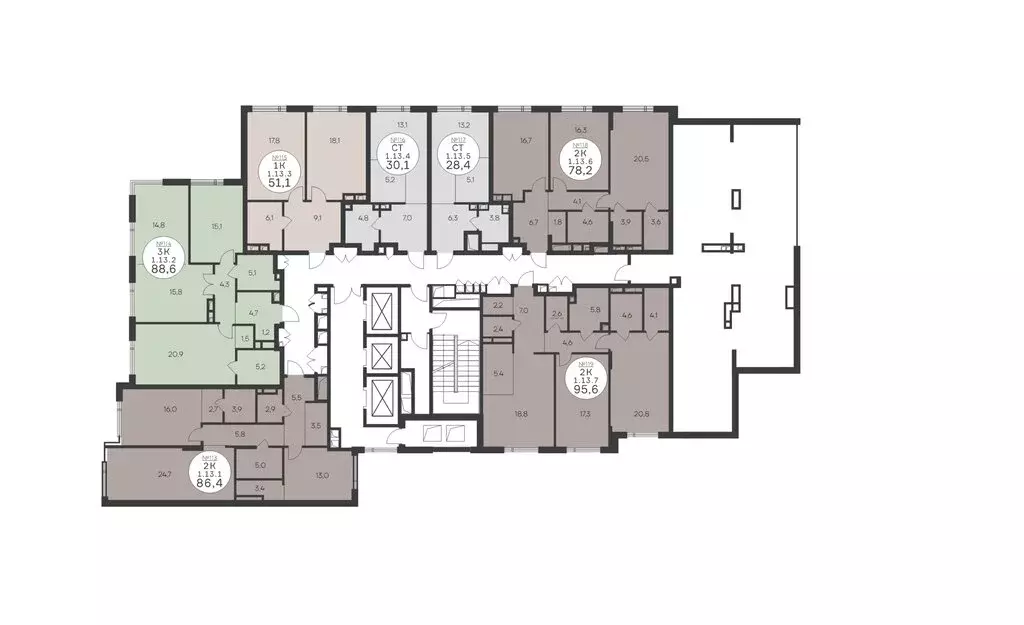 3-комнатная квартира: Москва, Крылатская улица, 33к1 (88.6 м) - Фото 0