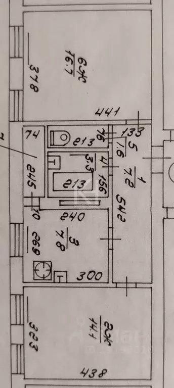 2-к кв. Калининградская область, Калининград Судостроительная ул., 81 ... - Фото 2