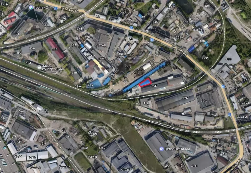 Производственное помещение в Санкт-Петербург ул. Салова, 35Б (1299 м) - Фото 2