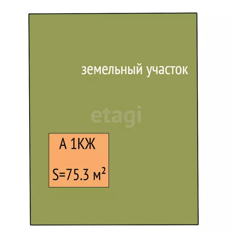 Дом в село Покровское, Северная улица (75.3 м) - Фото 0