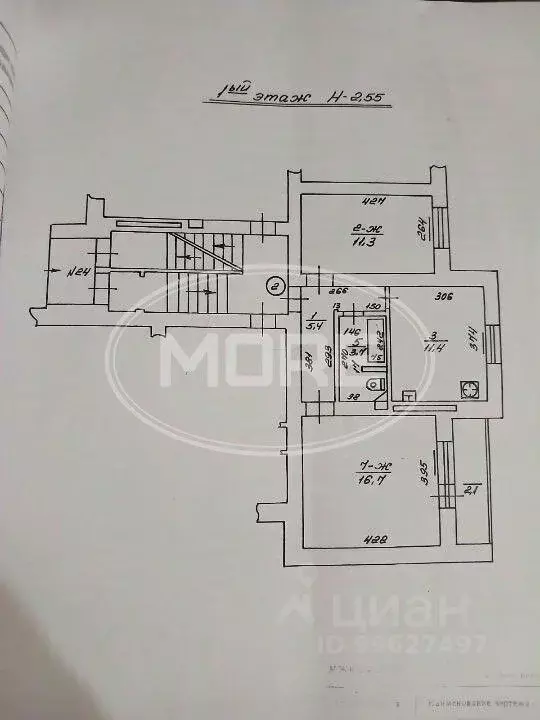 2-к кв. Калининградская область, Калининград Ростовская ул., 24 (50.6 ... - Фото 2