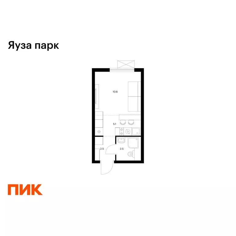 Квартира-студия: Мытищи, улица Колонцова, 2Вк2 (20.7 м) - Фото 0