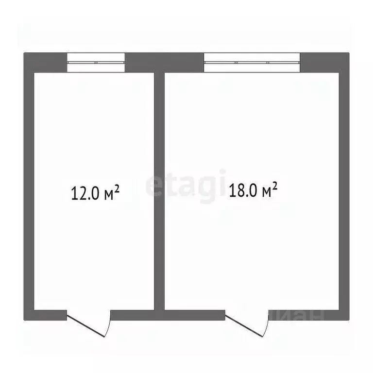 Комната Ханты-Мансийский АО, Сургут Нагорная ул., 7 (18.0 м) - Фото 2