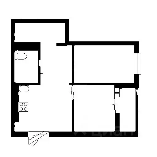 2-к кв. Башкортостан, Уфа ул. Энтузиастов, 16 (53.0 м) - Фото 2