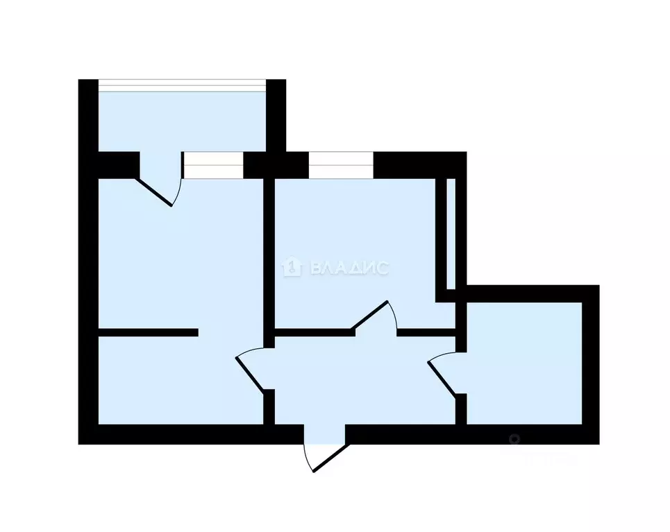 2-к кв. Коми, Сыктывкар ул. Морозова, 190 (53.2 м) - Фото 2