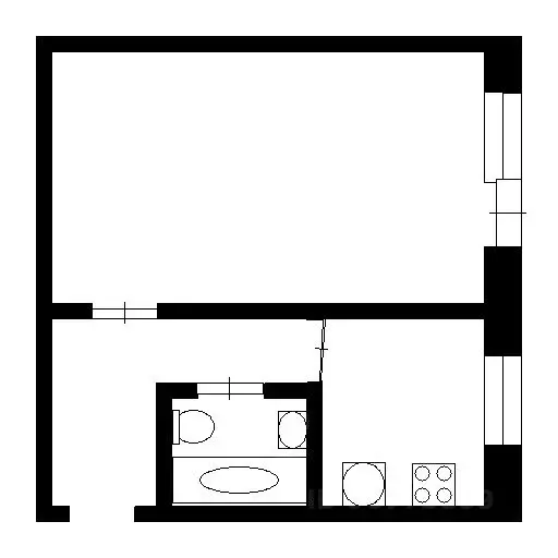 1-к кв. Татарстан, Казань ул. Сафиуллина, 20к3 (38.0 м) - Фото 1