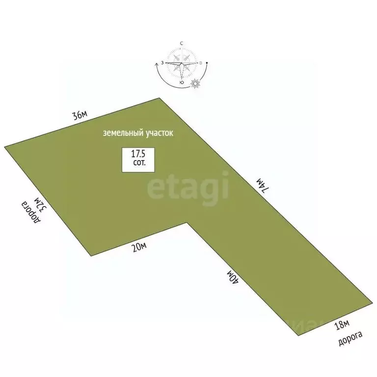 Участок в Вологодская область, Шекснинский муниципальный округ, д. ... - Фото 2