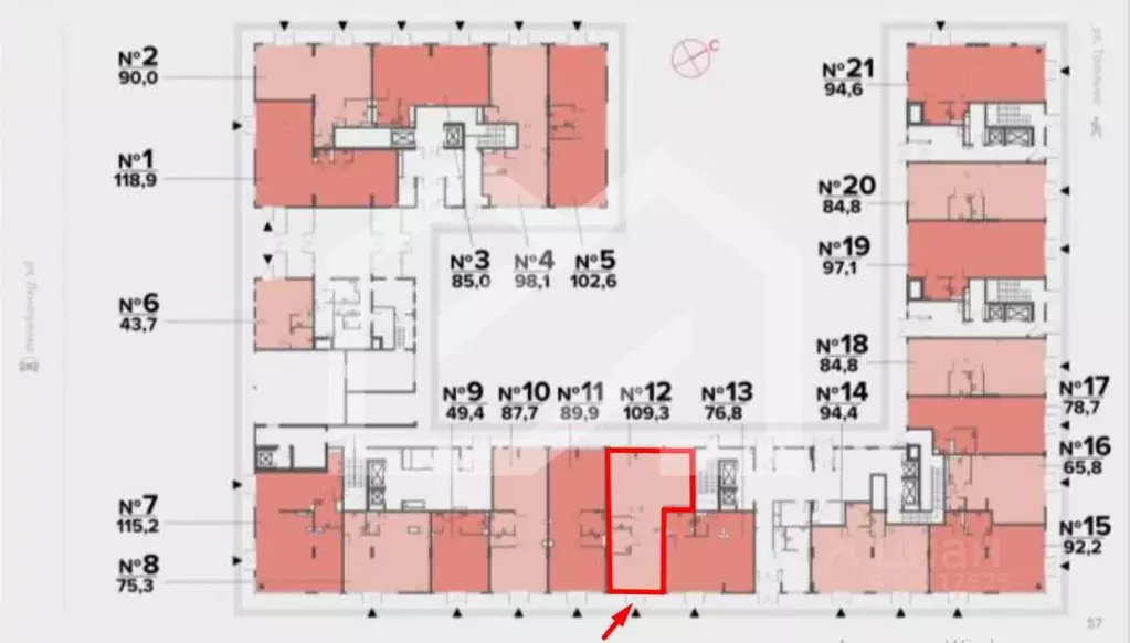 Помещение свободного назначения в Москва ул. Архитектора Щусева, 4к2 ... - Фото 2