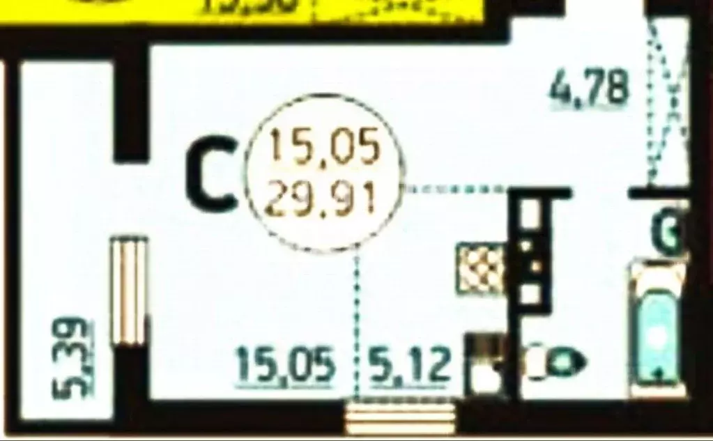 Квартира, студия, 30 м - Фото 1