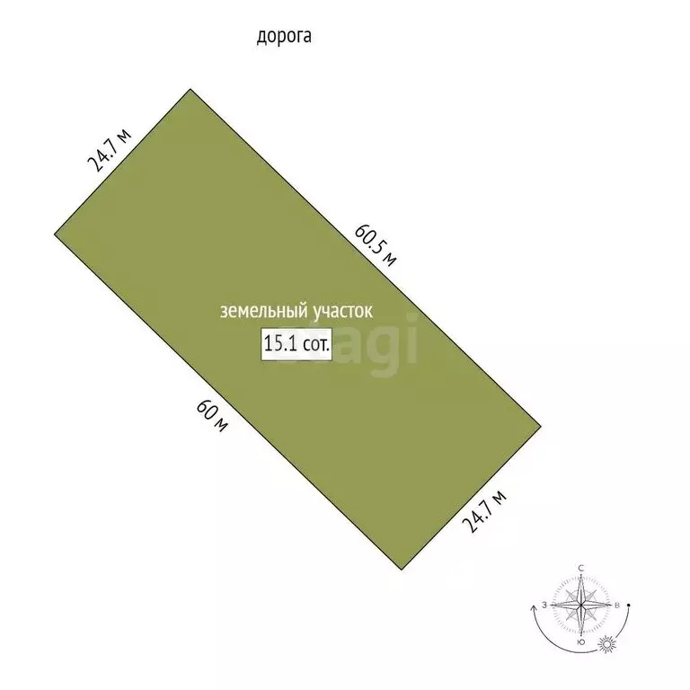 Участок в округ Муром, деревня Коржавино (15.07 м) - Фото 0