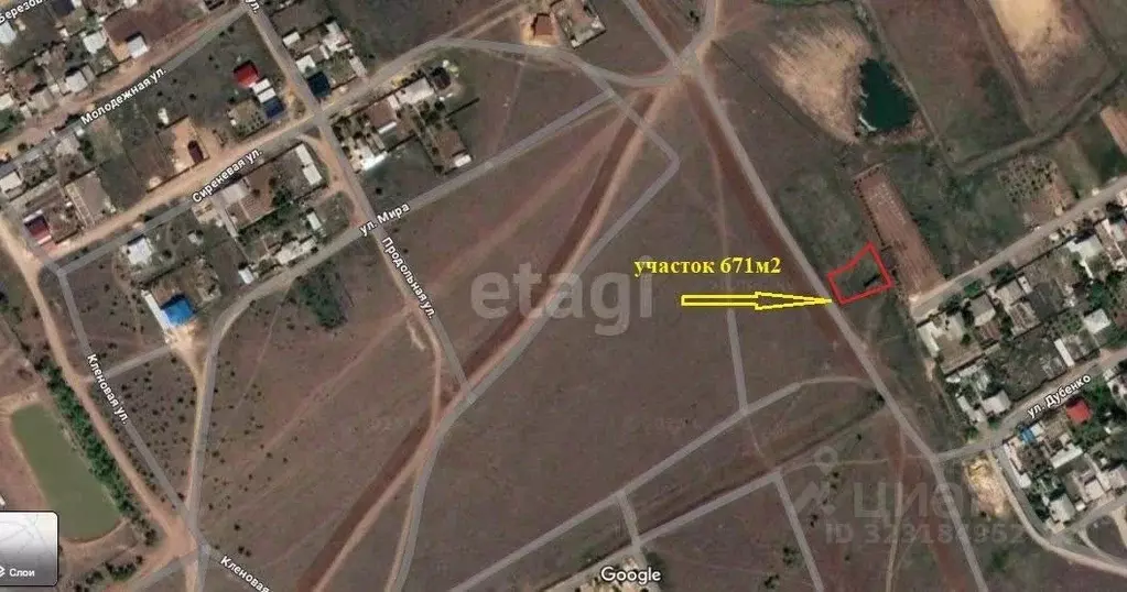 Участок в Волгоградская область, Дубовка ул. Имени Шолохова (6.7 сот.) - Фото 2