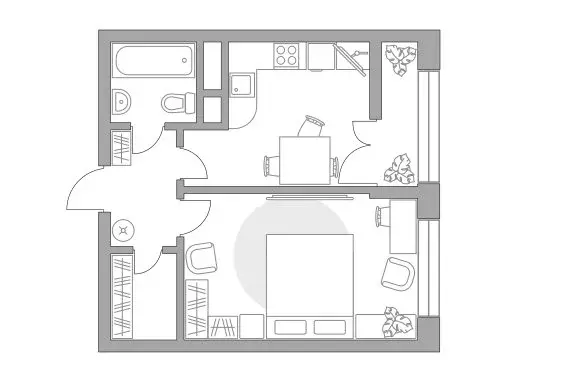 1-комнатная квартира: Балашиха, 39-й микрорайон, жилой комплекс Пехра, ... - Фото 1