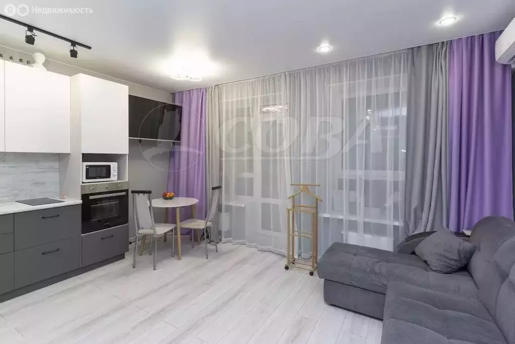 Квартира-студия: Тюмень, Малая Боровская улица, 3 (29 м) - Фото 2