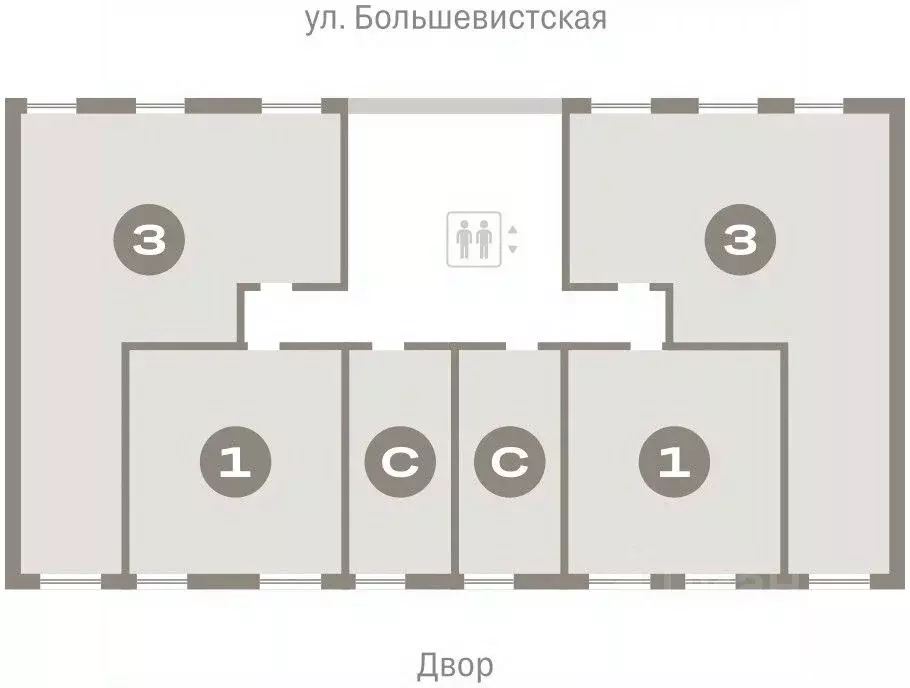 3-к кв. Новосибирская область, Новосибирск Европейский Берег мкр,  ... - Фото 1
