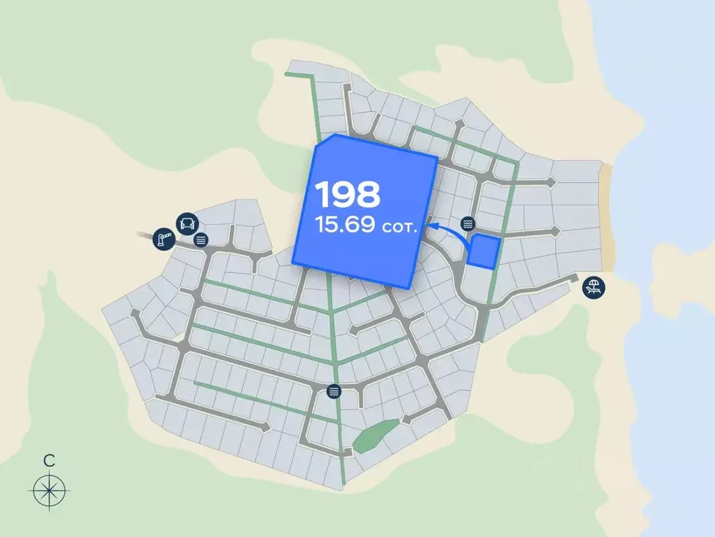 Участок в Ленинградская область, Приозерский район, Ромашкинское ... - Фото 0