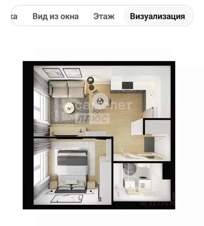 1-к кв. Московская область, Красногорск городской округ, пос. ... - Фото 0