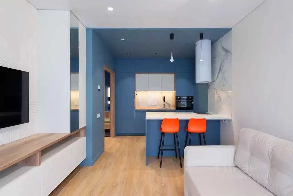 Студия Тюменская область, Тюмень ул. 50 лет Октября, 63Г (29.0 м) - Фото 1