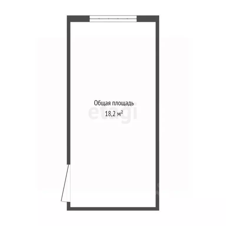 Студия Кемеровская область, Кемерово Предзаводская ул., 2А (18.2 м) - Фото 2