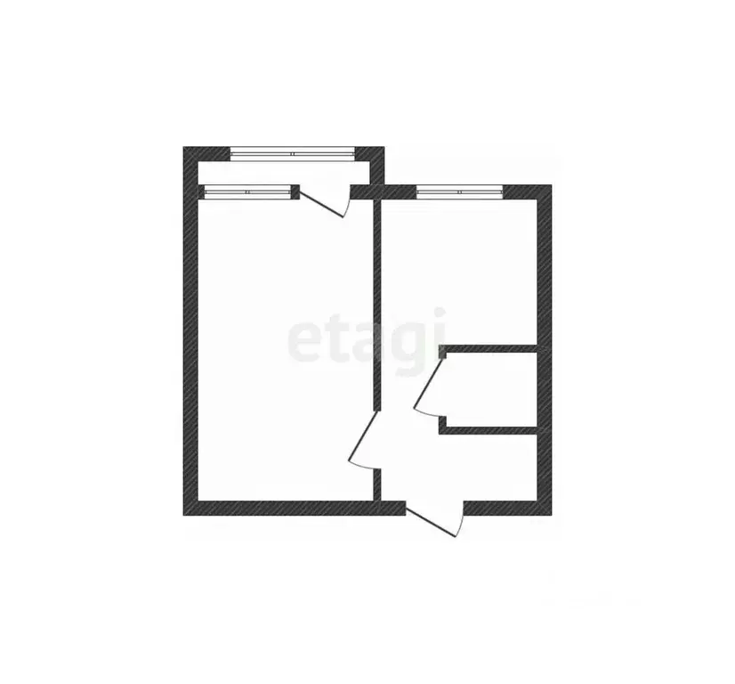1-к кв. Смоленская область, Починковский муниципальный округ, д. Лосня ... - Фото 2