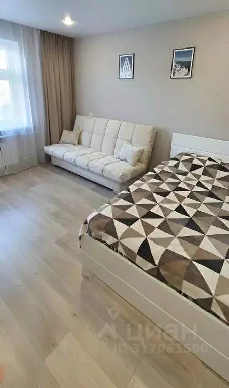 1-к кв. Татарстан, Казань ул. Абсалямова, 31 (33.0 м) - Фото 2