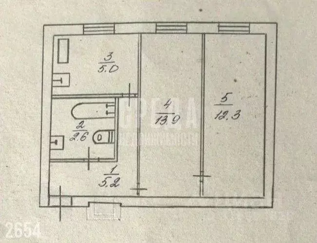 2-к кв. Севастополь ул. Кожанова, 7 (39.0 м) - Фото 1