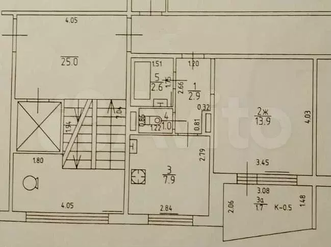 1-к. квартира, 30 м, 6/9 эт. - Фото 0