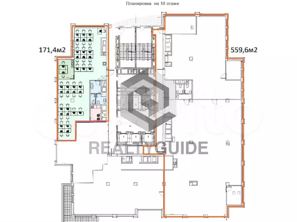 150 м2 Бизнес-центр  Central Park Tower  A - Фото 0