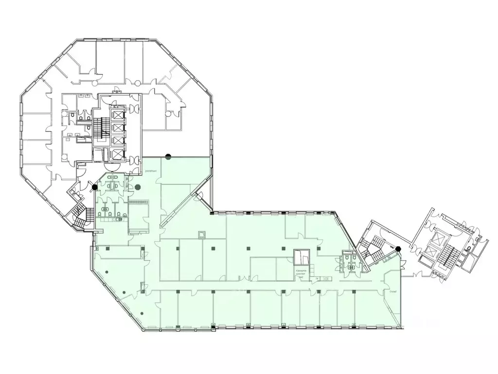 Офис в Москва Космодамианская наб., 52С1 (941 м) - Фото 2
