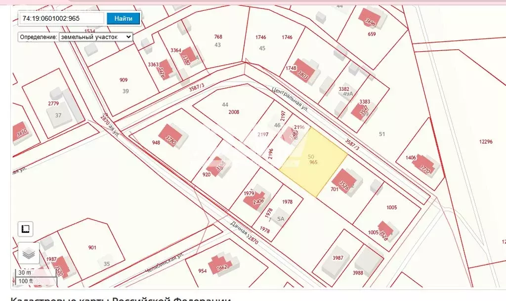 Участок в посёлок Рощино, Центральная улица (12.87 м) - Фото 1