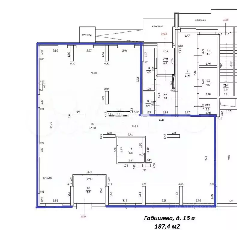 Офис в Татарстан, Казань ул. Комиссара Габишева, 16А (70 м) - Фото 1