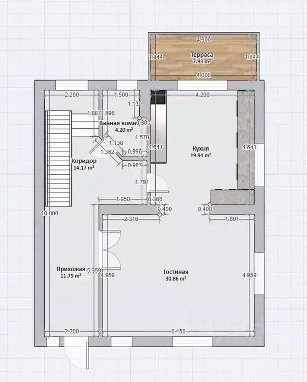 Дом в Калининградская область, Гурьевский муниципальный округ, пос. ... - Фото 2